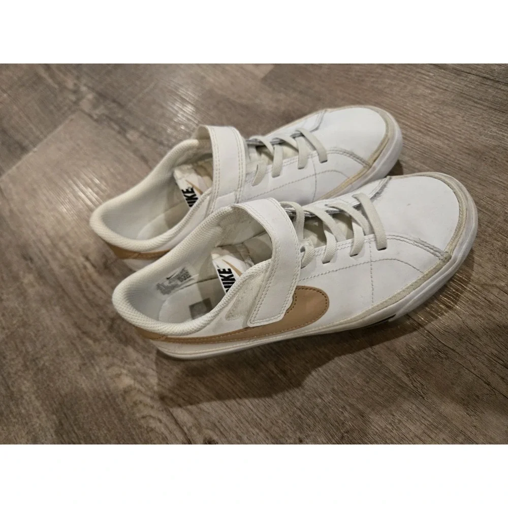 Big Kids Nike Court Legacy Shoes Size 3Y Tan